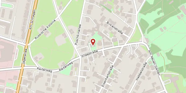 Karte der Umgebung von Alleestraße 12, 14469 Potsdam