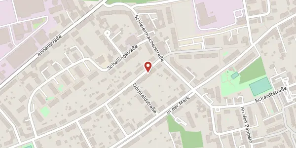 Karte der Umgebung von Rüdinghauser Str. 92, 58453 Witten