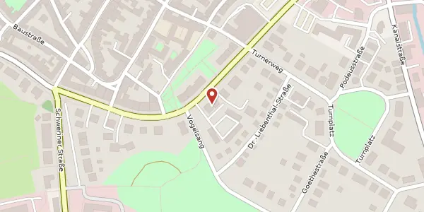Karte der Umgebung von Dr.-Leber-Straße 40, 23966 Wismar