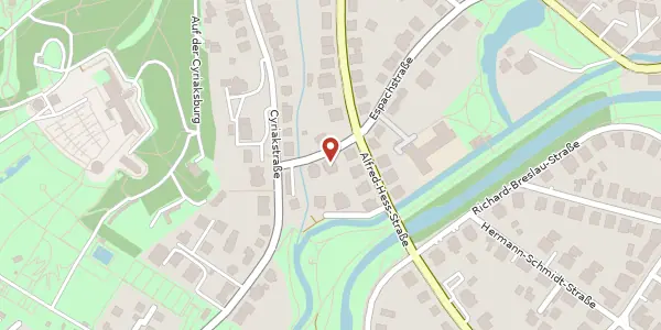 Karte der Umgebung von Espachstraße 5a, 99094 Erfurt