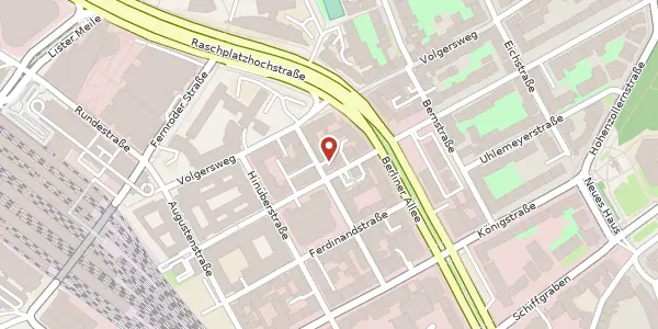 Karte der Umgebung von Leonhardtstraße 6, 30175 Hannover