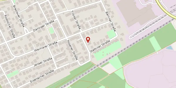 Karte der Umgebung von Leipziger Str. 5, 55218 Ingelheim