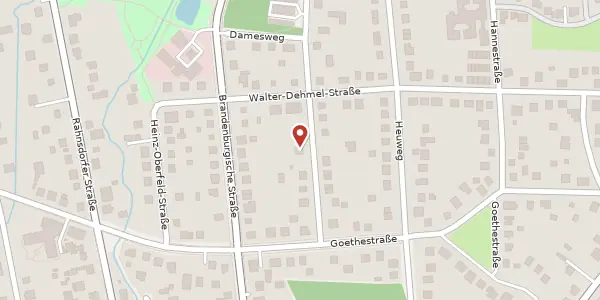 Karte der Umgebung von Dappstraße 10, 15566 Schöneiche