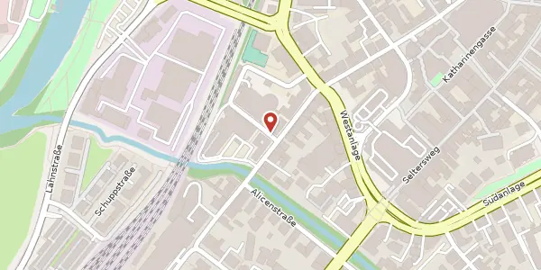Karte der Umgebung von Bahnhofstr. 62, 35390 Gießen