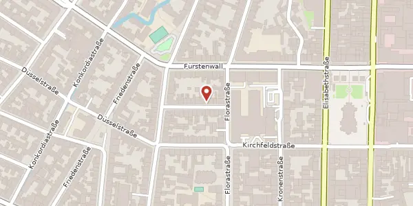 Karte der Umgebung von Sedanstr. 16, 40217 Düsseldorf
