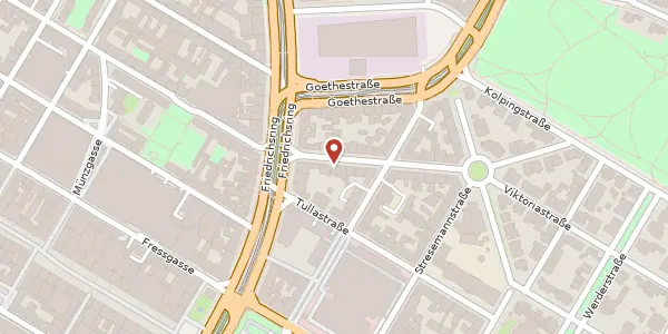 Karte der Umgebung von Lameystr. 6, 68165 Mannheim