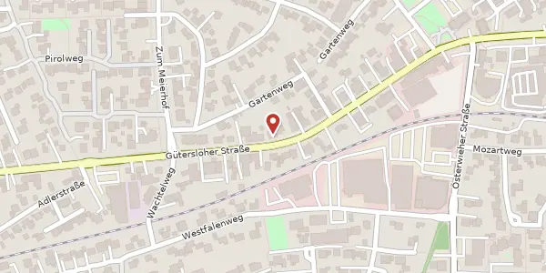 Karte der Umgebung von Gütersloher Str. 46, 33415 Verl