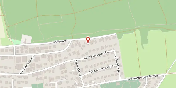 Karte der Umgebung von Waldstraße 8, 70825 Korntal