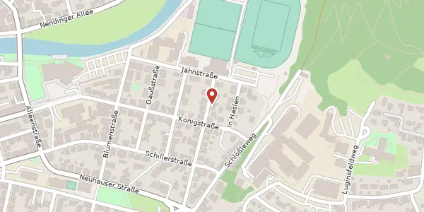 Karte der Umgebung von Leutenbergstraße 18, 78532 Tuttlingen