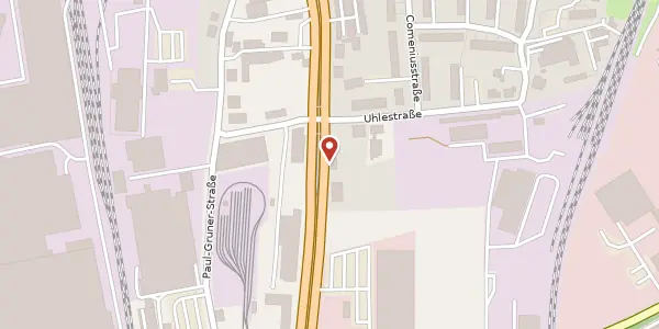 Karte der Umgebung von Annaberger Straße 191, 09120 Chemnitz