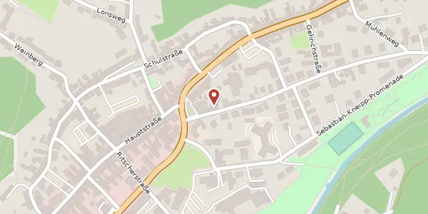 Karte der Umgebung von Ahnstraße 1, 37431 Bad Lauterberg