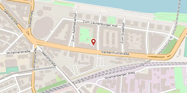 Karte der Umgebung von Gerbermühlstr. 11, 60594 Frankfurt