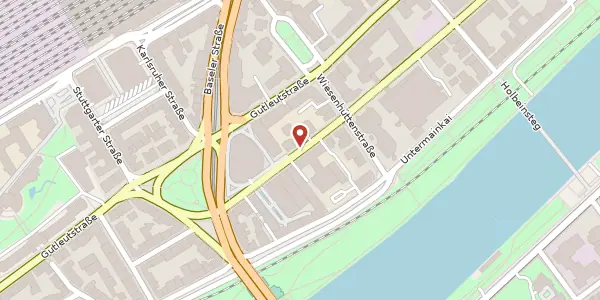 Karte der Umgebung von Wilhelm-Leuschner-Str. 74, 60329 Frankfurt