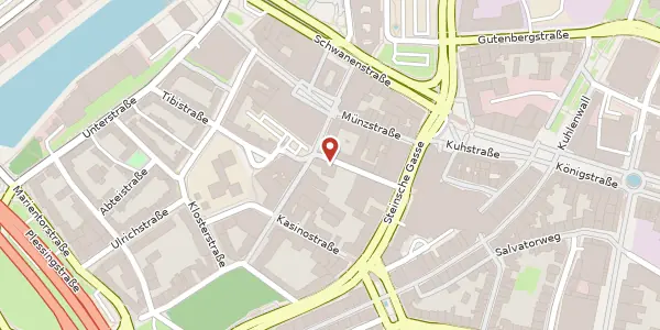 Karte der Umgebung von Universitätsstr. 41, 47051 Duisburg