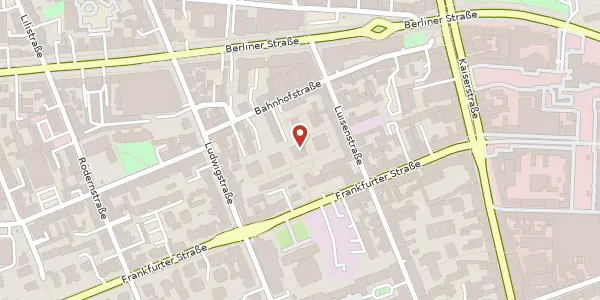 Karte der Umgebung von Luisenstr. 74 a, 63067 Offenbach