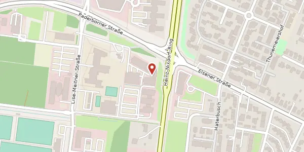 Karte der Umgebung von Lise-Meitner-Str. 1 c, 33104 Paderborn