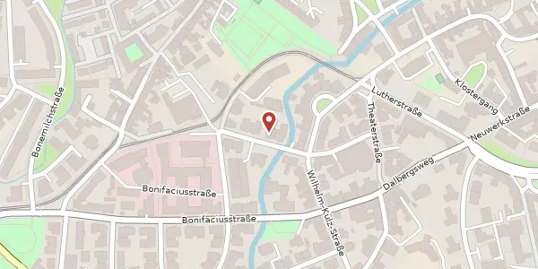 Karte der Umgebung von Gorkistraße 14, 99084 Erfurt