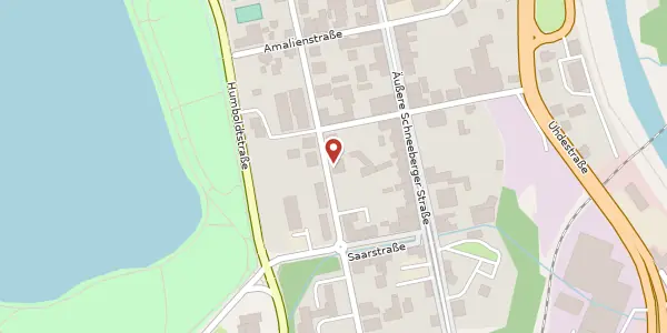 Karte der Umgebung von Lothar-Streit-Straße 19, 08056 Zwickau