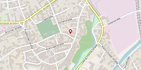 Karte der Umgebung von Gottesackerstraße 6a, 85221 Dachau