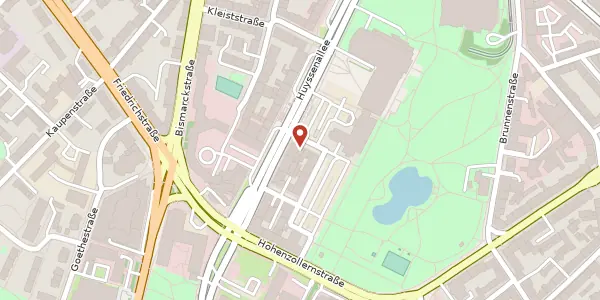 Karte der Umgebung von Huyssenallee 83, 45128 Essen