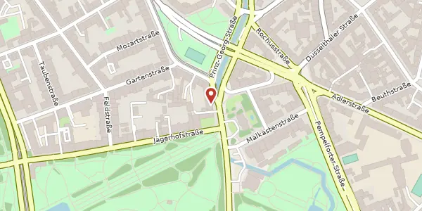 Karte der Umgebung von Duisburger Str. 137, 40479 Düsseldorf