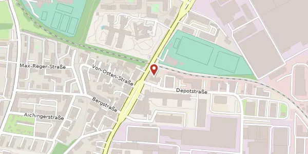 Karte der Umgebung von Gögginger Str. 99, 86199 Augsburg