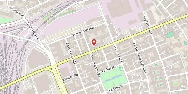 Karte der Umgebung von Ensingerstraße 40, 89073 Ulm/Donau