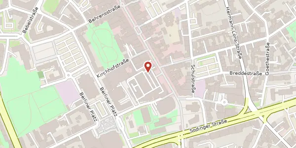 Karte der Umgebung von Bahnhofstr. 7 a, 44623 Herne
