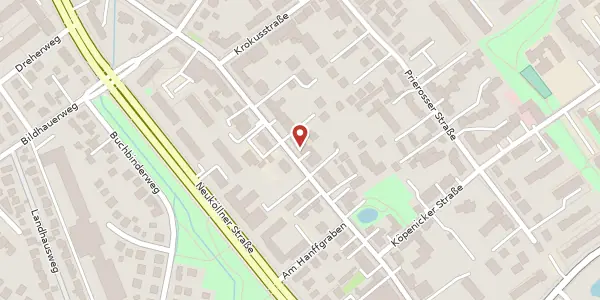 Karte der Umgebung von Alt-Rudow 43, 12357 Berlin