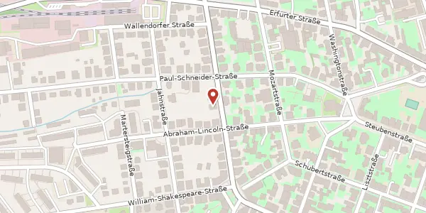 Karte der Umgebung von Trierer Straße 61, 99423 Weimar