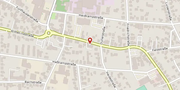 Karte der Umgebung von Herforder Str. 18, 32257 Bünde