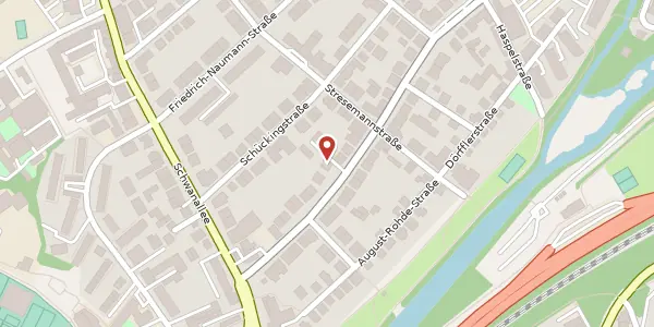 Karte der Umgebung von Frankfurter Straße 45, 35037 Marburg