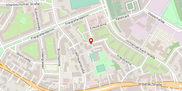 Karte der Umgebung von Kreuzkamp 10 c, 44803 Bochum