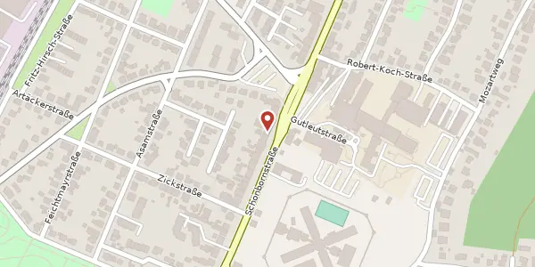 Karte der Umgebung von Schönbornstraße 55, 76646 Bruchsal