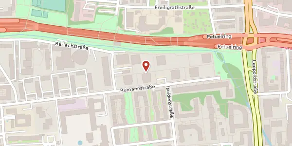 Karte der Umgebung von Rümannstr. 53, 80804 München