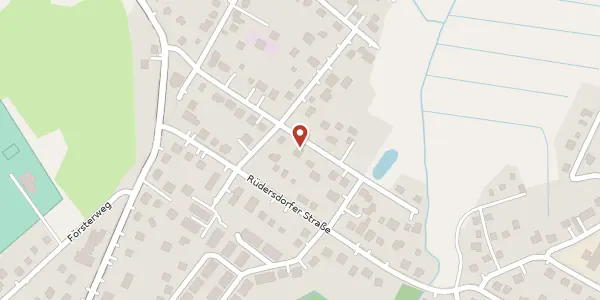Karte der Umgebung von Vogelbeerstraße 7, 15370 Fredersdorf-Vogelsdorf