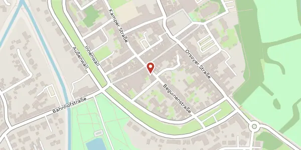 Karte der Umgebung von Beguinenstr. 1, 47495 Rheinberg
