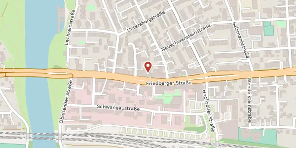 Karte der Umgebung von Friedberger Str. 117, 86163 Augsburg
