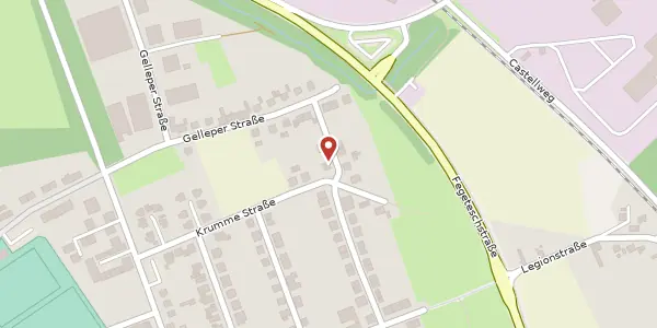 Karte der Umgebung von Tacitusweg 34, 47809 Krefeld