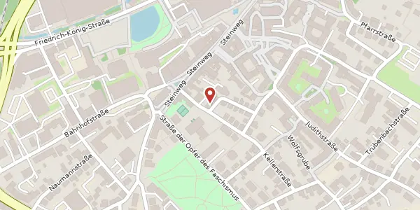Karte der Umgebung von Paul-Greifzu-Straße 10, 98527 Suhl