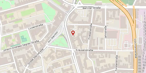 Karte der Umgebung von Am Steintor 19, 06112 Halle (Saale)