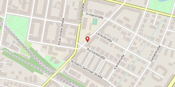 Karte der Umgebung von Lützowstraße 44, 04157 Leipzig