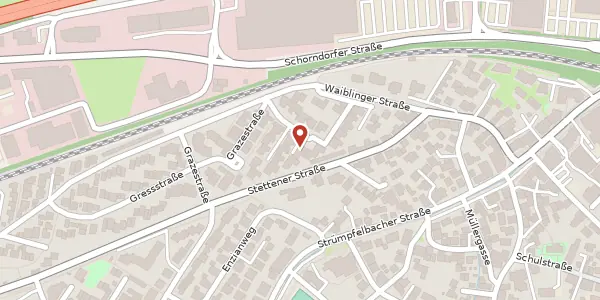 Karte der Umgebung von Maiclerstraße 28, 71384 Weinstadt