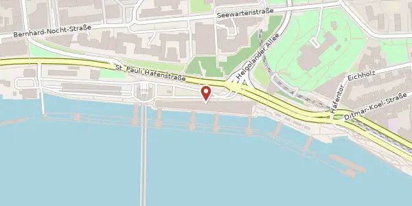 Karte der Umgebung von Bei den St. Pauli Landungsbrücken 3, 20359 Hamburg