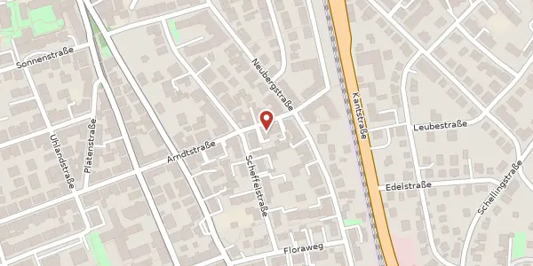 Karte der Umgebung von Arndtstr. 40, 97072 Würzburg