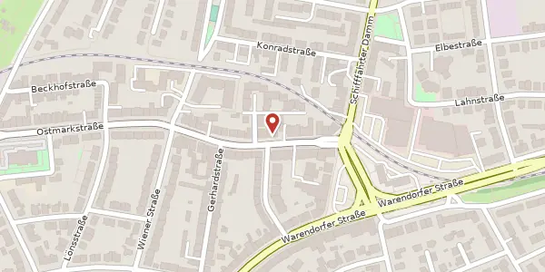 Karte der Umgebung von Ostmarkstr. 85, 48145 Münster