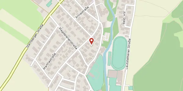 Karte der Umgebung von Reismühler Str. 27, 82131 Gauting