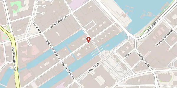 Karte der Umgebung von Neuer Wall 25, 20354 Hamburg