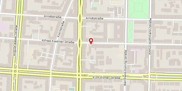 Karte der Umgebung von Alfred-Kästner-Straße 44, 04275 Leipzig