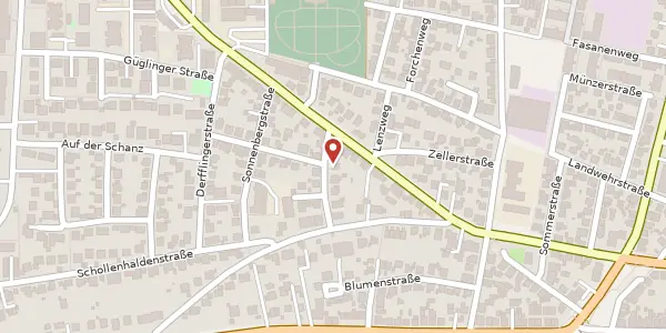 Karte der Umgebung von Krumme Straße 8, 74080 Heilbronn
